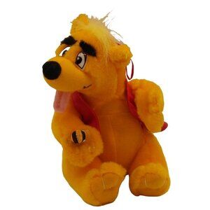 Vintage Nanco Yellow Honey Bear 1998 Honey Bee Red Vest Plush Animal Toy 7”